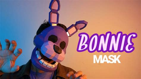 bonnie mask|how to make bonnie mask.